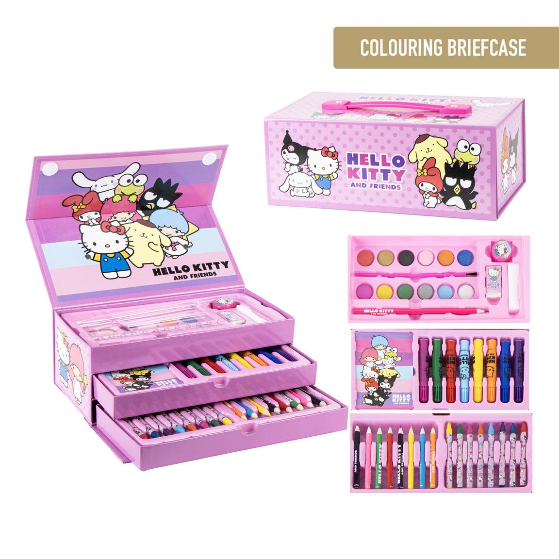 SET PAPELERÍA COLOREABLE MALETÍN HELLO KITTY