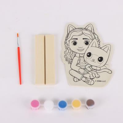 FIGURAS COLOREABLES MADERA GABBY´S DOLLHOUSE