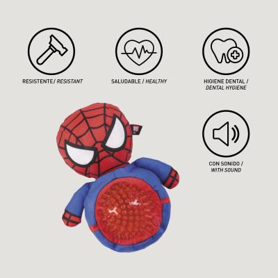 JUGUETE PARA PERRO PELOTA SPIDERMAN