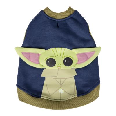 SUDADERA PARA PERRO APLICACIONES COTTON BRUSHED THE MANDALORIAN