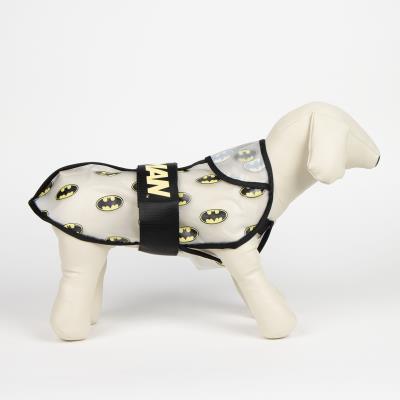 IMPERMEABLE AJUSTABLE PARA PERRO BATMAN