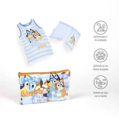 PIJAMA TIRANTES SINGLE JERSEY NECESER BLUEY