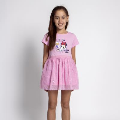 VESTIDO SINGLE JERSEY FANTASIA MINNIE