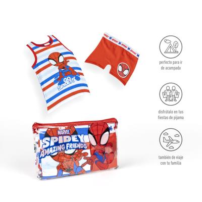 PIJAMA TIRANTES SINGLE JERSEY NECESER SPIDEY