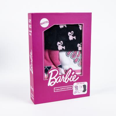 PACK CALCETINES 3 PIEZAS BARBIE