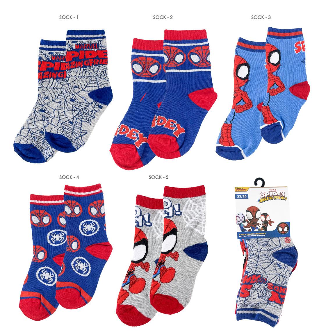 PACK CALCETINES NIÑO SPIDEY