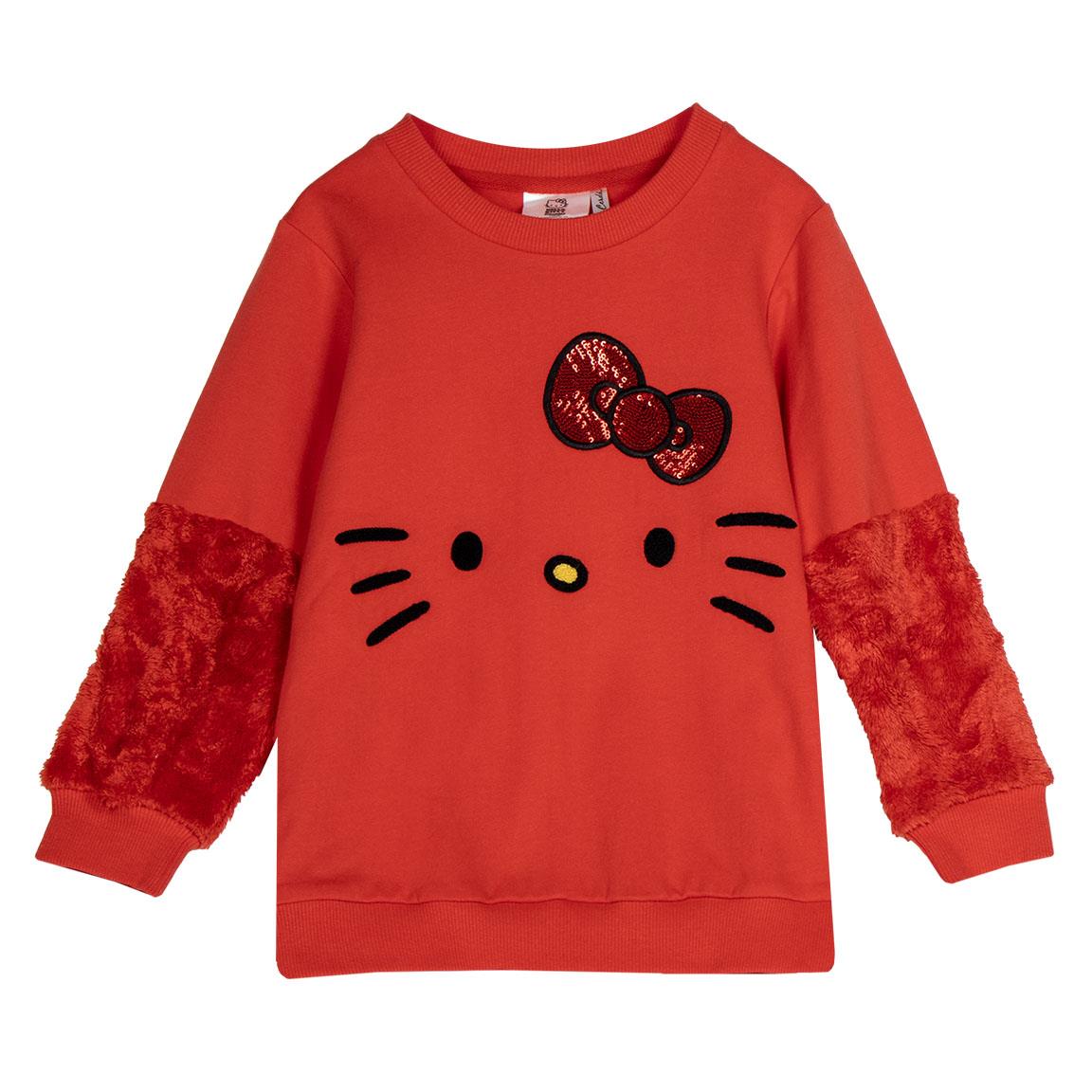SUDADERA COTTON BRUSHED HELLO KITTY