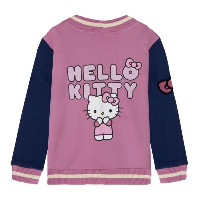 CHAQUETA COTTON BRUSHED BASEBALL HELLO KITTY