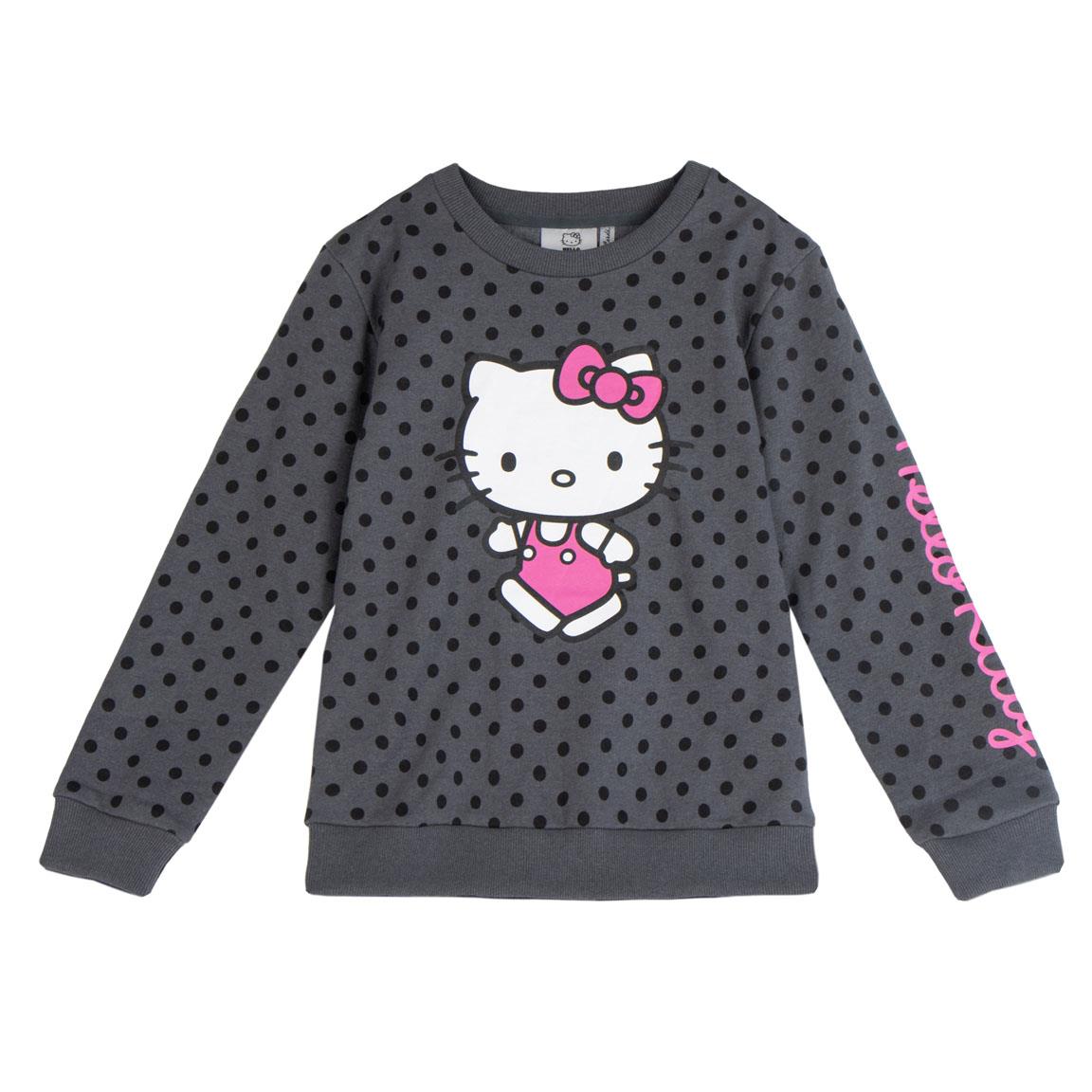 SUDADERA COTTON BRUSHED HELLO KITTY