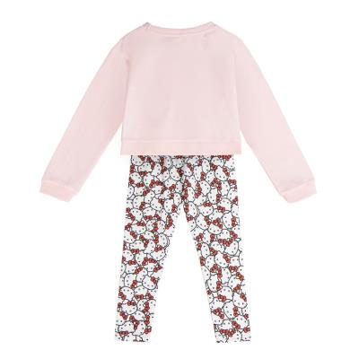 CONJUNTO 2 PIEZAS COTTON BRUSHED LEGGIN HELLO KITTY