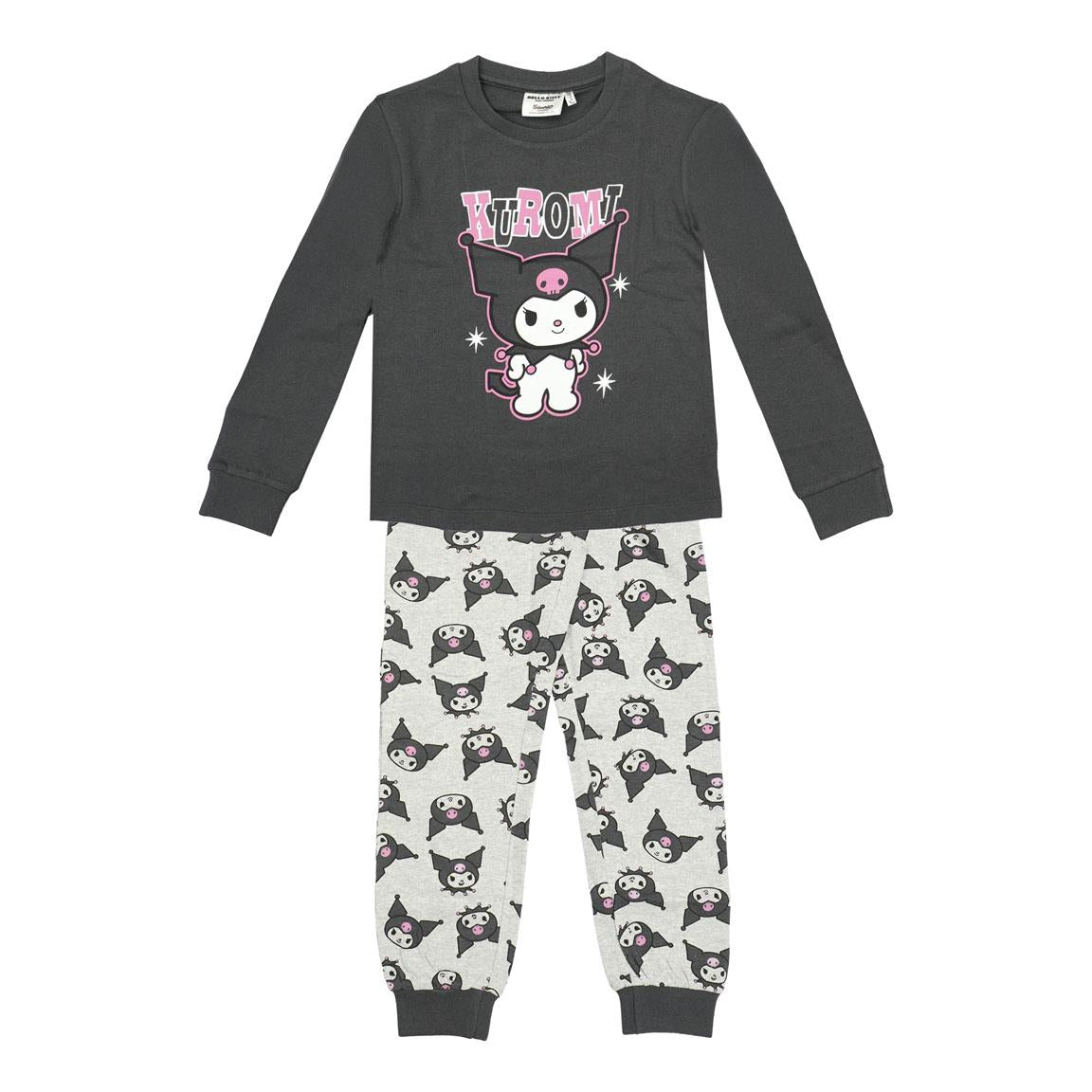 PIJAMA LARGO SINGLE JERSEY HELLO KITTY KUROMI