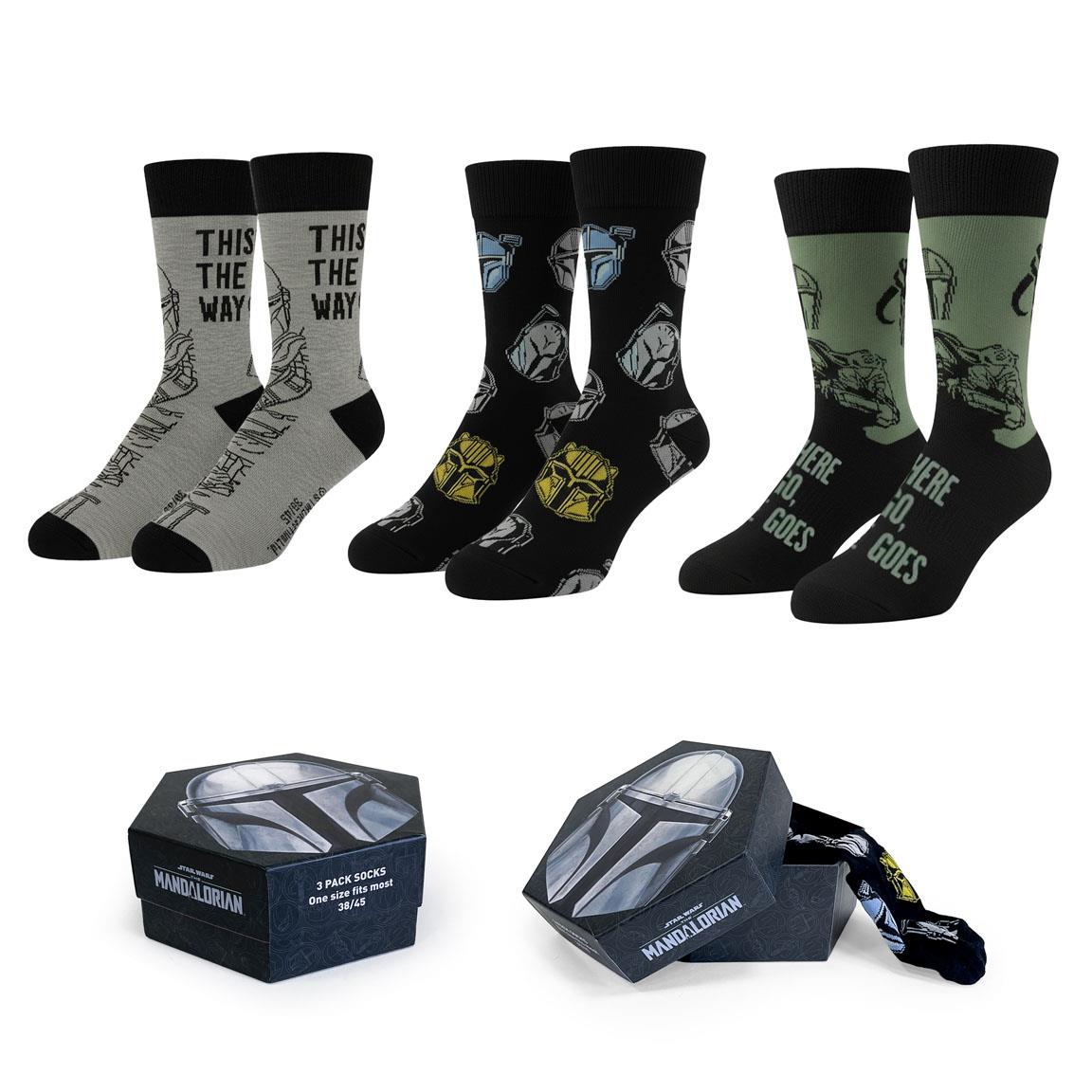PACK CALCETINES 3 PIEZAS THE MANDALORIAN