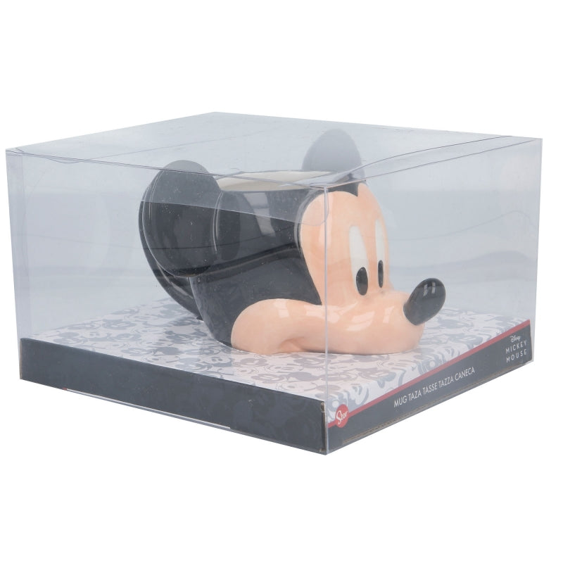 TAZA CERAMICA 3D 360 ML CABEZA MICKEY