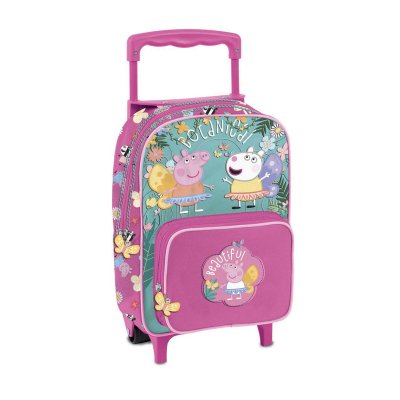 MOCHILA TROLLEY DESMONTABLE PEPPA PIG 33X22X11CM