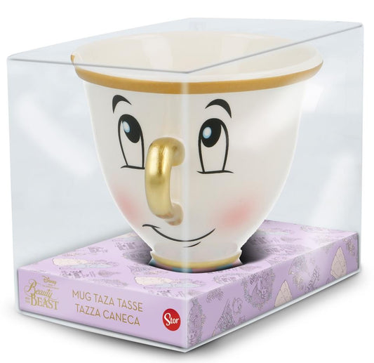 TAZA CERAMICA 3D 190 ML BELLA Y LA BESTIA