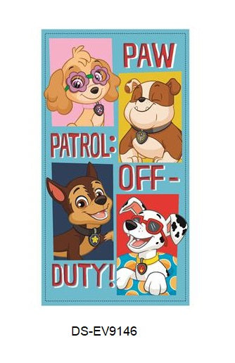 TOALLA MICROFIBRA PAW PATROL