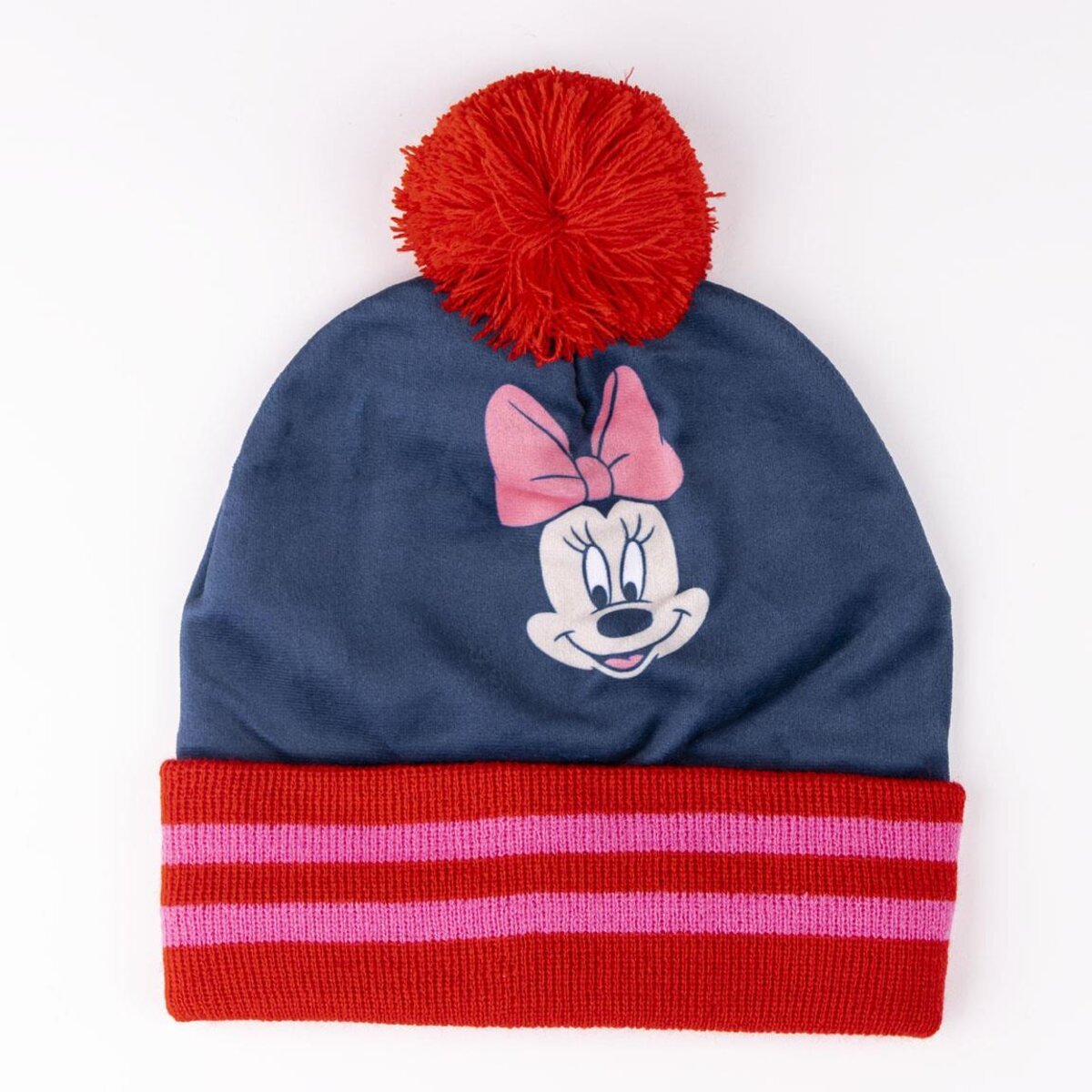 A - CONJUNTO 3 PIEZAS MINNIE GUANTES , BRAGA Y GORRO - ILUSION SHOP