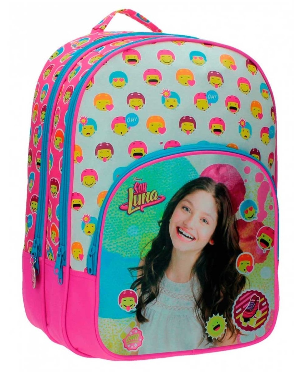 A - MOCHILA ADAPATA 3COMPARTIMENTOS SOY LUNA - ILUSION SHOP