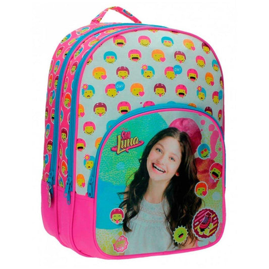 A - MOCHILA ADAPATA 3COMPARTIMENTOS SOY LUNA - ILUSION SHOP