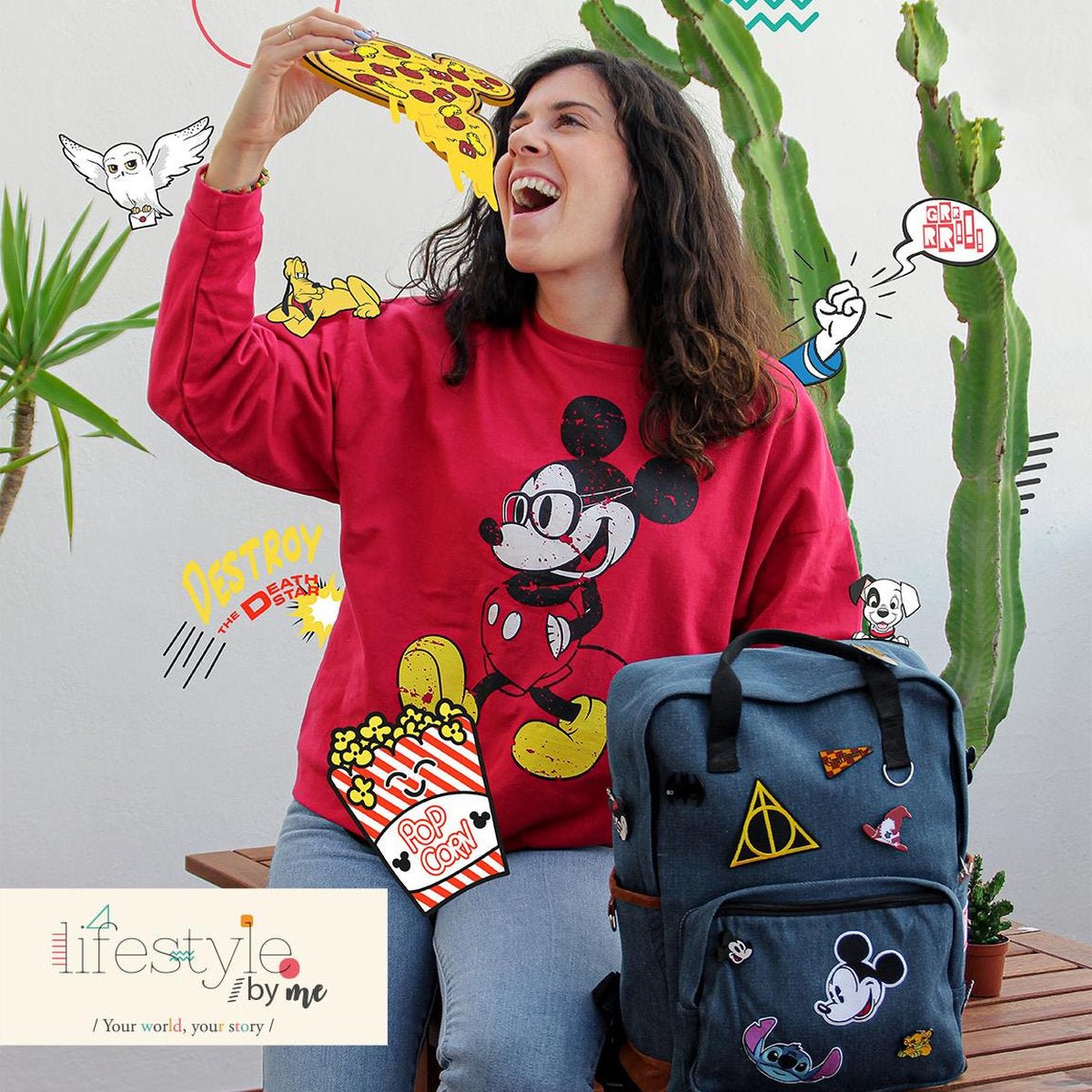 A - MOCHILA CASUAL DENIM - ILUSION SHOP