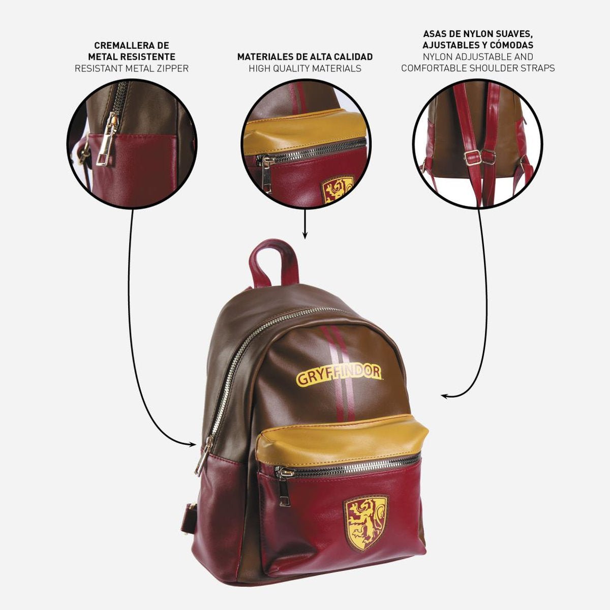 A - MOCHILA CASUAL MODA POLIPIEL HARRY POTTER - ILUSION SHOP