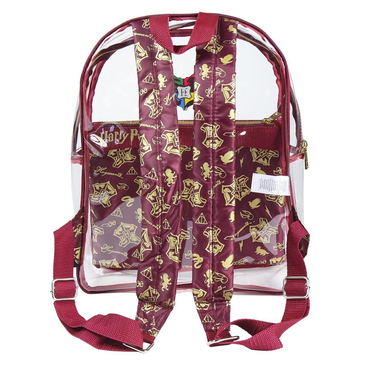 A - MOCHILA CASUAL MODA TRANSPARENTE HP - ILUSION SHOP