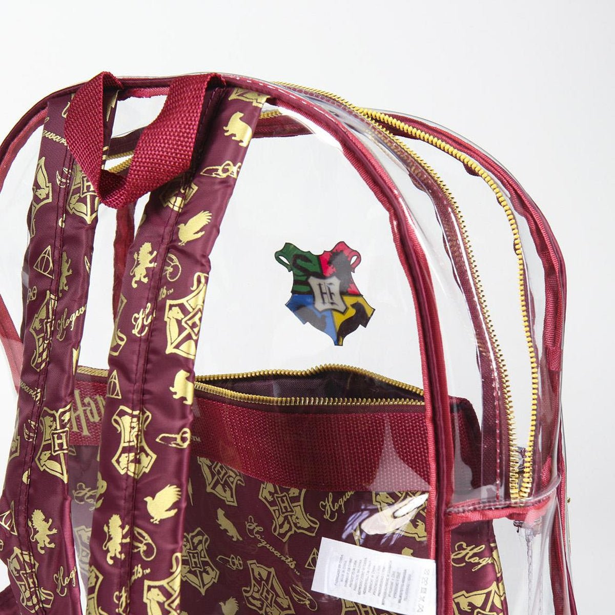 A - MOCHILA CASUAL MODA TRANSPARENTE HP - ILUSION SHOP