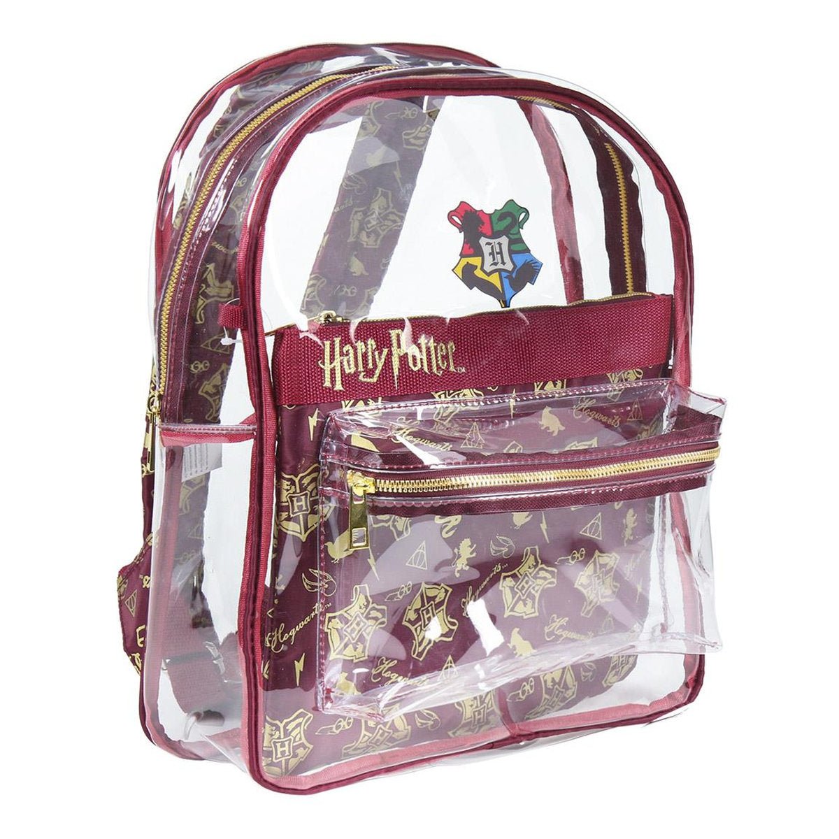 A - MOCHILA CASUAL MODA TRANSPARENTE HP - ILUSION SHOP