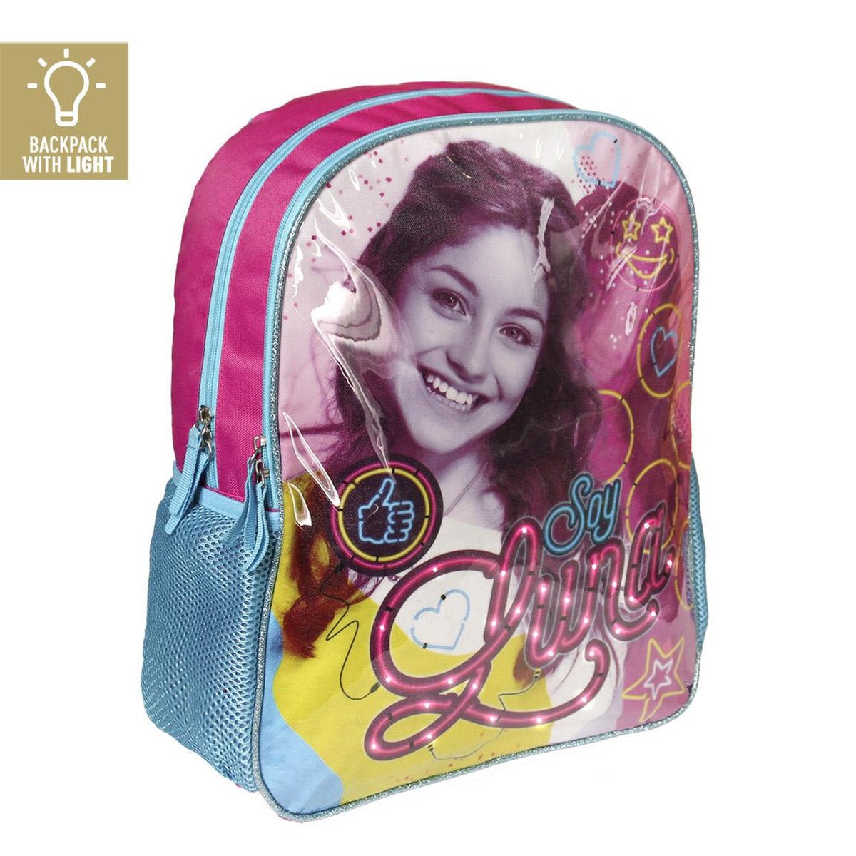A - MOCHILA CON LUZ YO SOY LUNA DISNEY - ILUSION SHOP