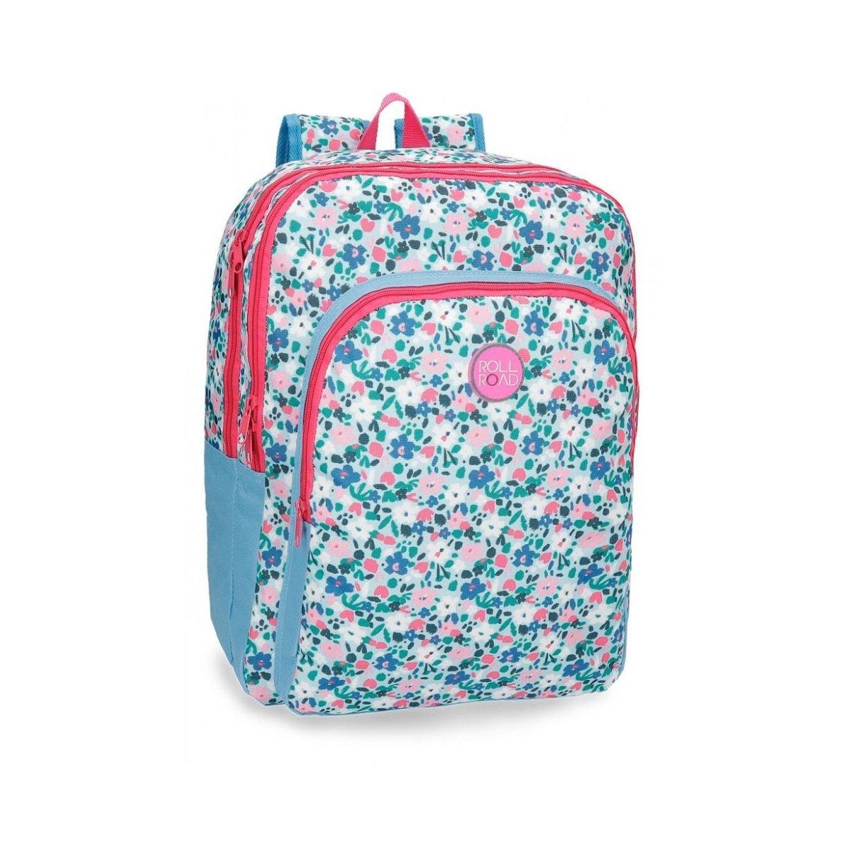 A - MOCHILA DOBLE ROLL ROAD PTRETY BLUE - ILUSION SHOP
