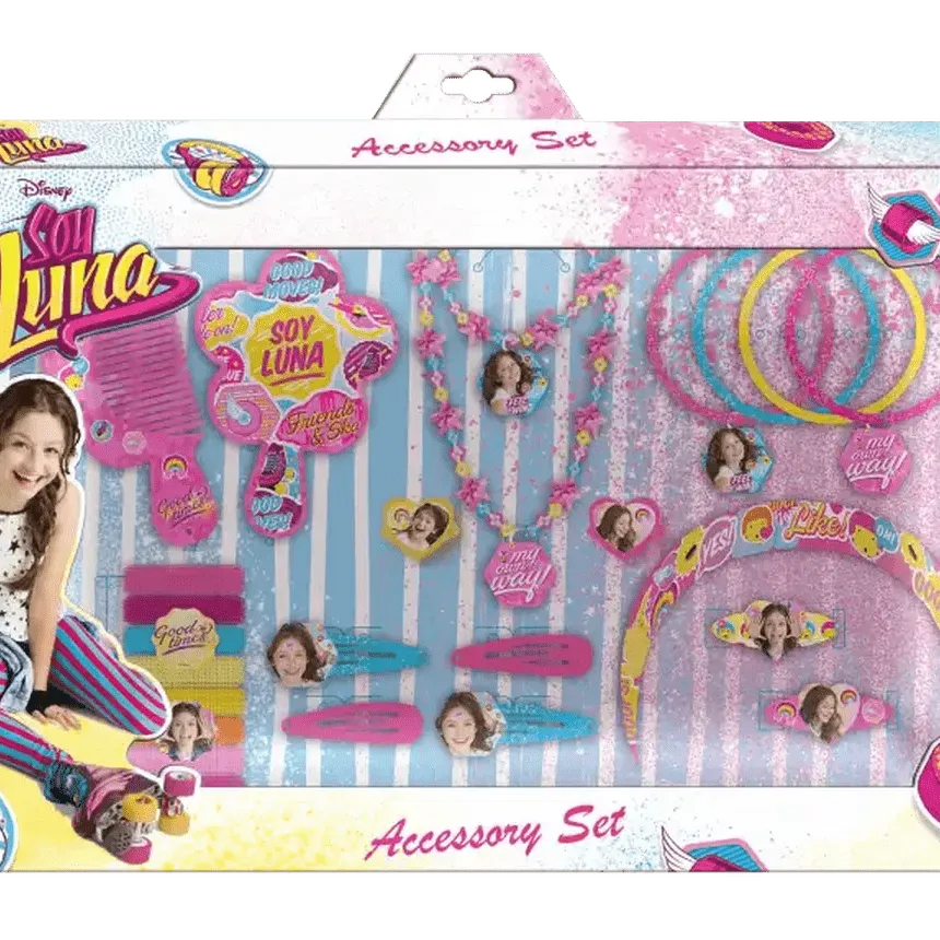 A - SET ACCESORIOS CABELLO SOY LUNA DISNEY - ILUSION SHOP