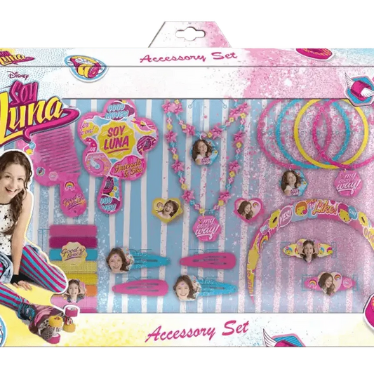 A - SET ACCESORIOS CABELLO SOY LUNA DISNEY - ILUSION SHOP
