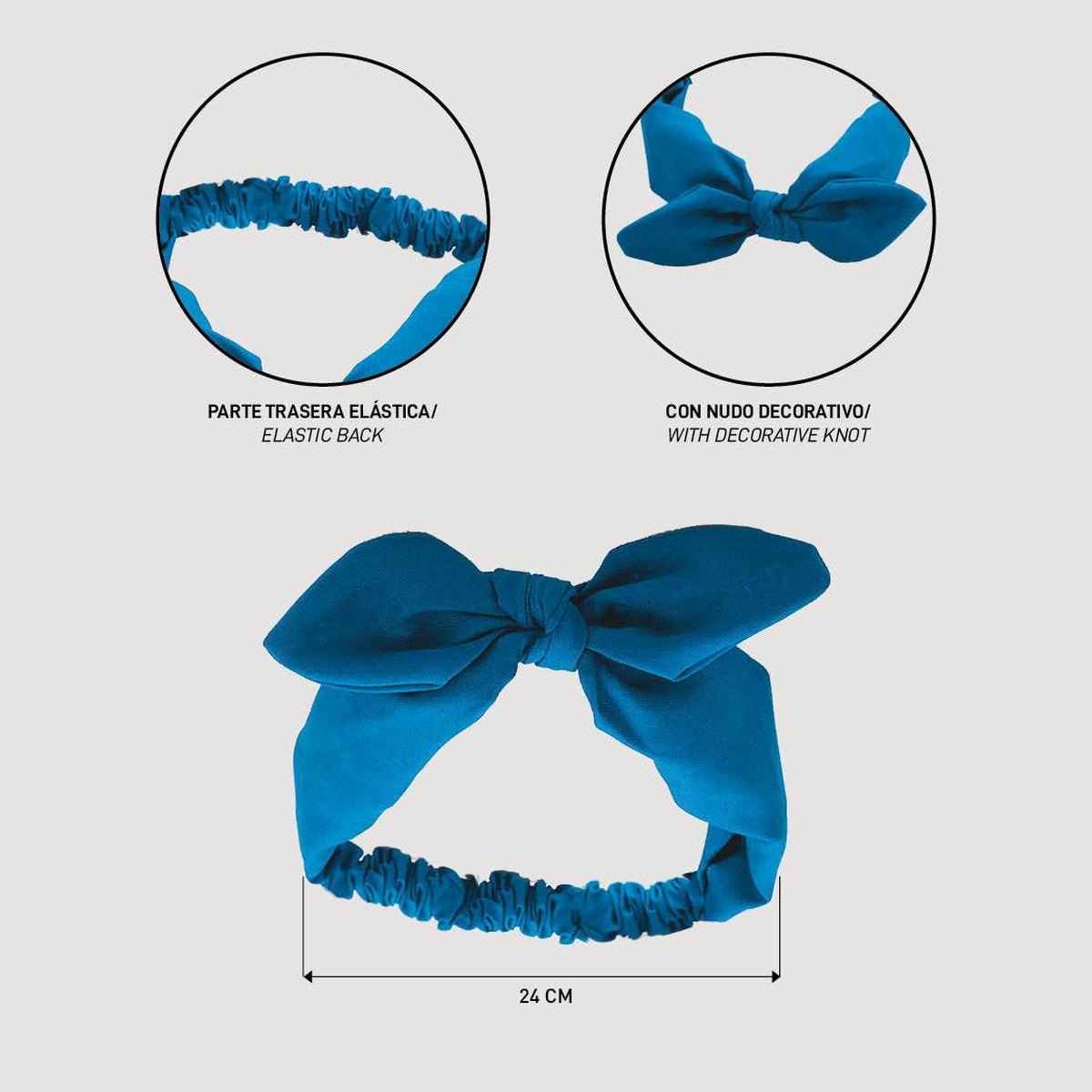 ACCESORIOS PELO BANDANA PRINCESAS - ILUSION SHOP