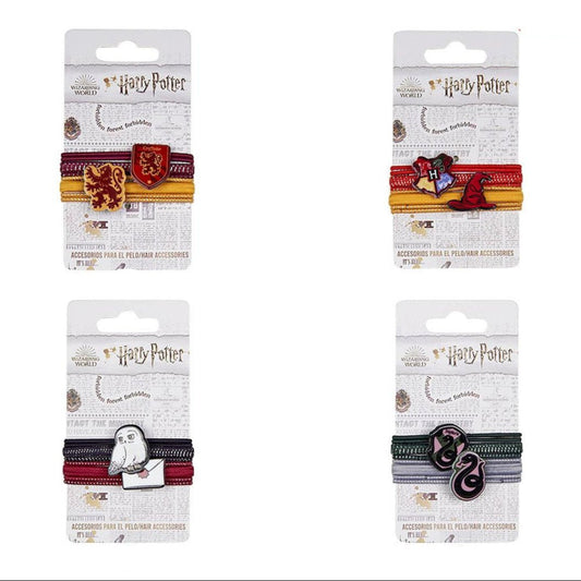 ACCESORIOS PELO ELASTICOS 4 PZ HARRY POTTER - ILUSION SHOP