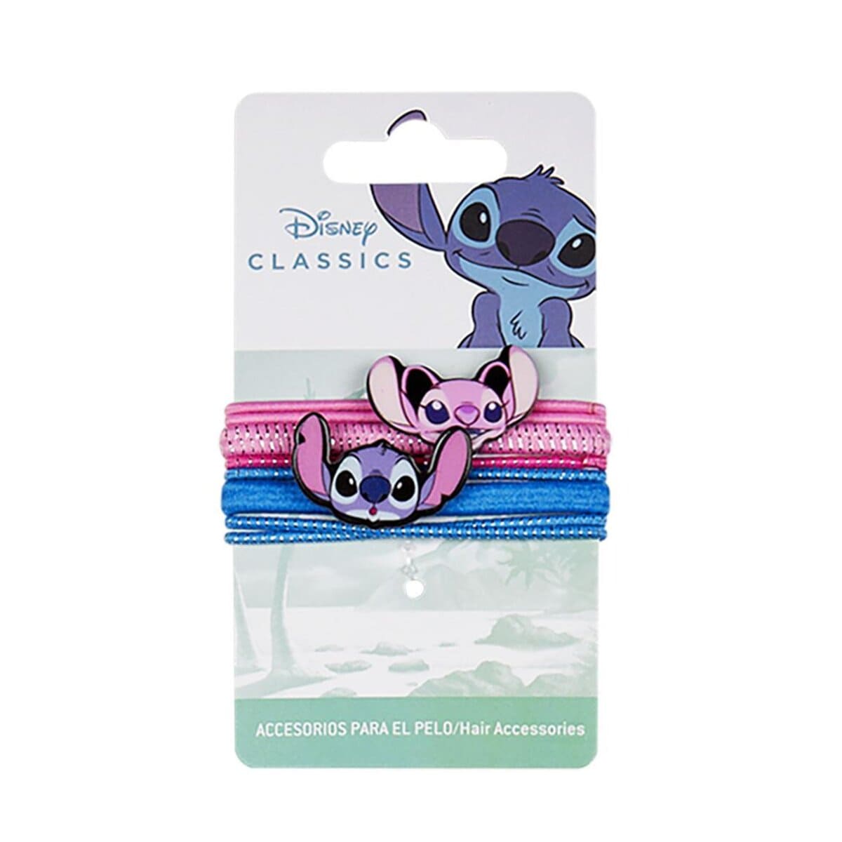 ACCESORIOS PELO ELASTICOS 8 PIEZAS STITCH - ILUSION SHOP