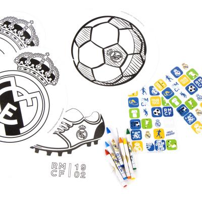 ALBUM ACTIVIDADES COLOREABLE REAL MADRID - ILUSION SHOP