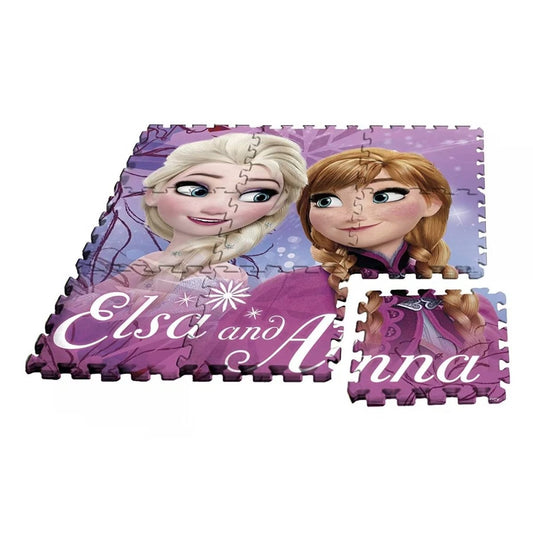 ALFOMBRA PUZZLE EVA FROZEN DISNEY 9 PIEZAS - ILUSION SHOP