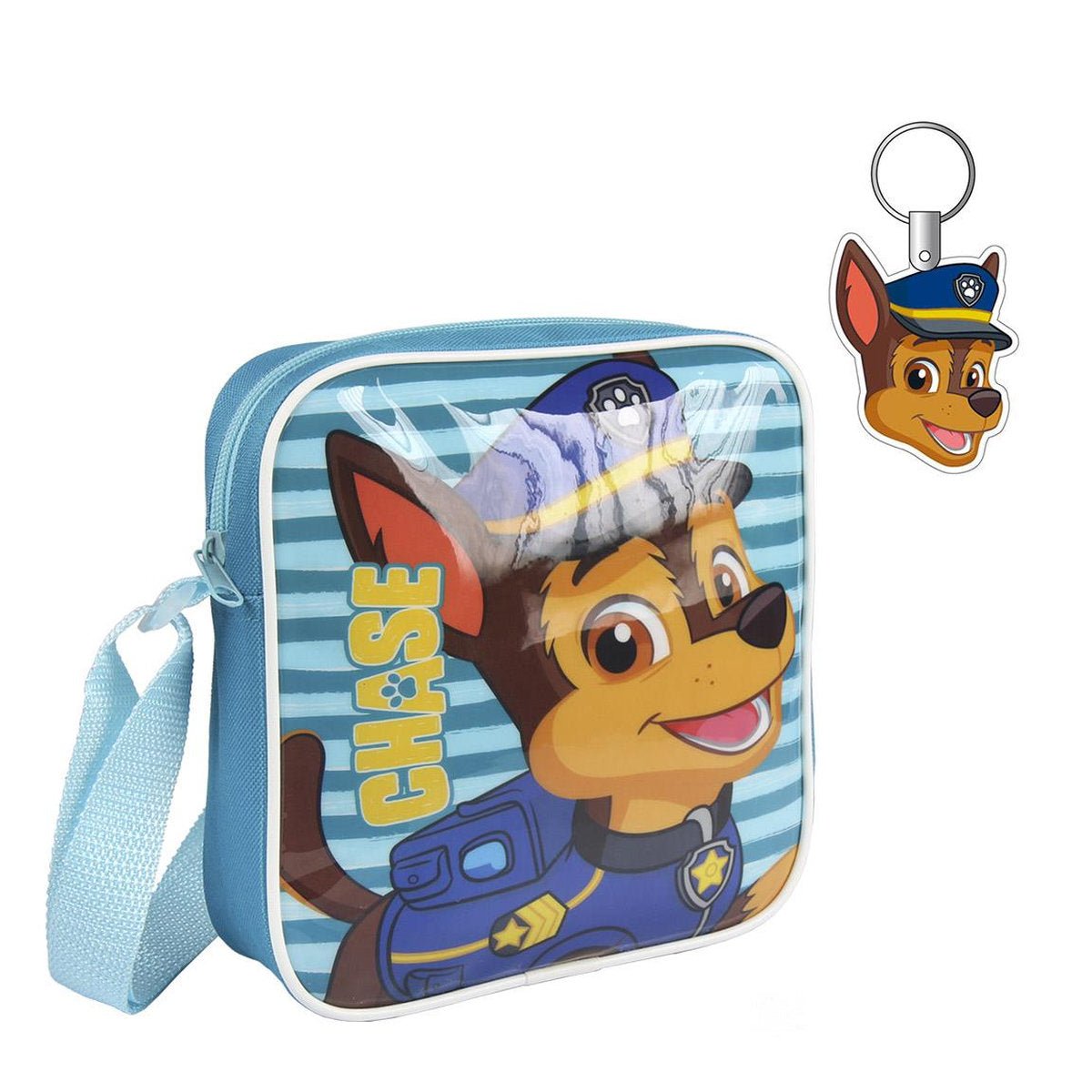 BANDOLERA AJUSTABLE CON LLAVERO PAW PATROL - ILUSION SHOP