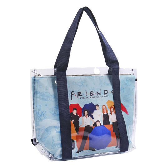 BOLSA SHOPPING TRANSPARENTE FRIENDS - ILUSION SHOP