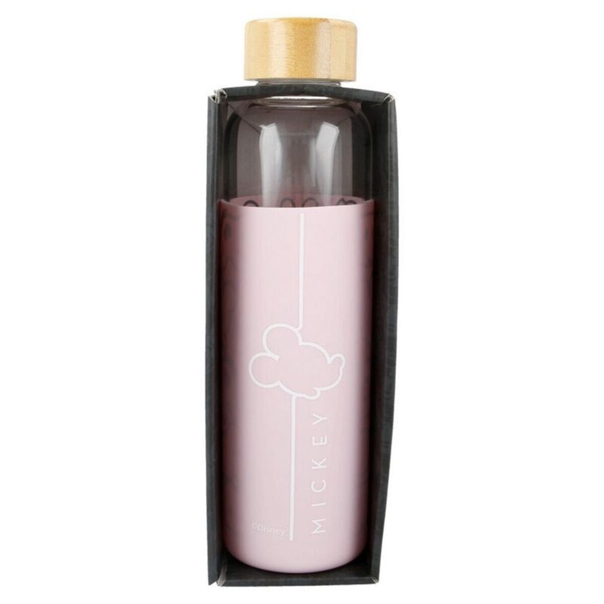 BOTELLA CRISTAL CON FUNDA SILICONA 585ML - ILUSION SHOP