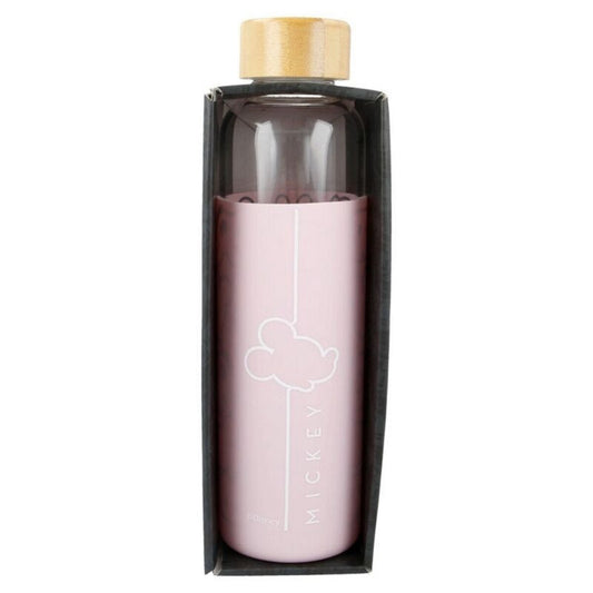 BOTELLA CRISTAL CON FUNDA SILICONA 585ML - ILUSION SHOP