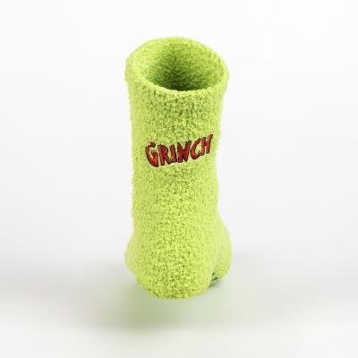 CALCETIN ANTIDESLIZANTE NAVIDEÑO THE GRINCH - ILUSION SHOP