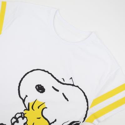 CAMISETA CORTA SINGLE JERSEY PUNTO SNOOPY - ILUSION SHOP