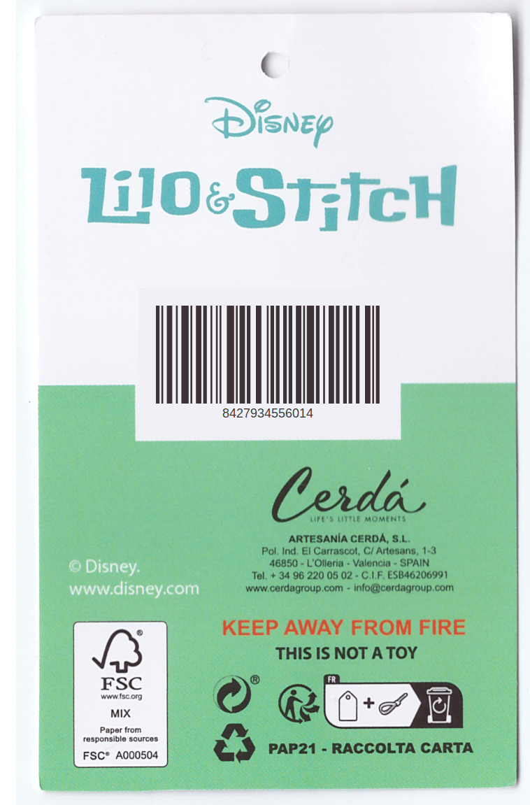 CEPILLO RECTANGULAR INFANTIL STITCH - ILUSION SHOP