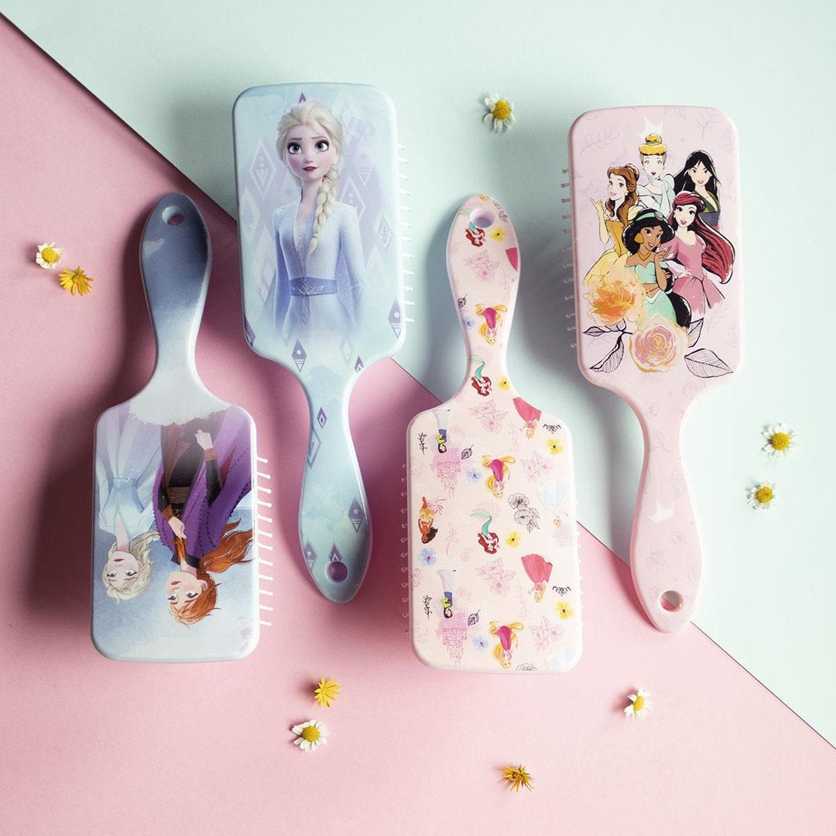 CEPILLOS RECTANGULAR FROZEN - PRINCESS 4 MODELOS - ILUSION SHOP