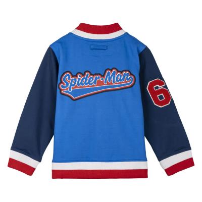 CHAQUETA COTTON BRUSHED BASEBALL SPIDERMAN - ILUSION SHOP