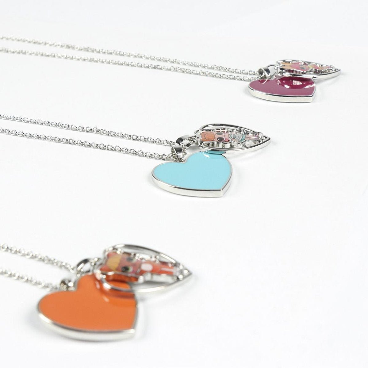 COLLAR METALICO CORAZON PREMIUM LOL SURPRISE SURT. - ILUSION SHOP