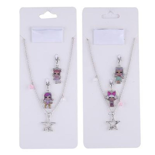 COLLAR METLICO CON CHARMS PARA COLGAR LOL SURPRISE - ILUSION SHOP