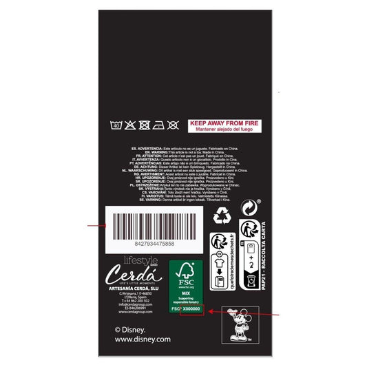 DELANTAL IMPERMEABLE MICKEY 29X50X02CM