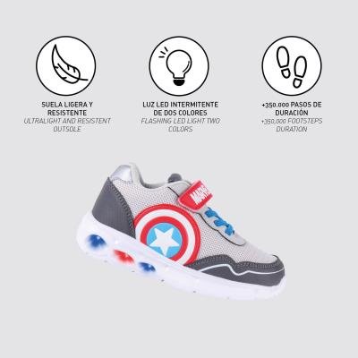 DEPORTIVA SUELA LIGERA EVA CON LUCES AVENGERS - ILUSION SHOP